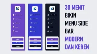 MENU SIDE BAR SEDERHANA TAPI KEREN | EXCEL & VBA TUTORIAL