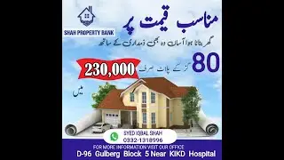 Low Cost Limited Plots Rs: 230,000/= II Taiser Town LERP II  @TaiserTownShahPropertyBank