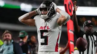 Drake London Rare High Quality Clips for Edits! (Atlanta Falcons) (Upscaled With Topaz)