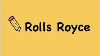 Drawing Rolls Royce (Phantom)