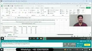 Excel 1A and 1B Simulation Exam | excel 1A and 1B Simulation Exam | excel 1A Simulation Exam