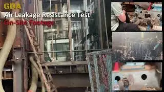 On-Site Footage of the Air Leakage Resistance Test