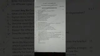 PYQS #diploma #sctevt  CSE 5TH SEM 2023(W) TH-4 (COMPUTER HARDWARE & MAINTENANCE)