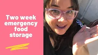 2 week emergency food storage