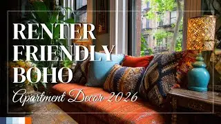 Renter Friendly Apartment Decor 2026 Bohemian Style 🌿 Artistic Living with a High-End Finish