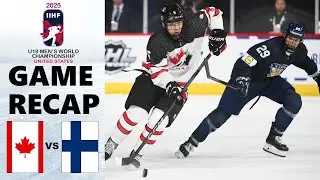CANADA vs FINLAND HIGHLIGHTS | 2025 IIHF U18 World Championship