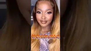 OMBRE BLONDE STRAIGHT BRAZILIAN HUMAN HAIR WIG