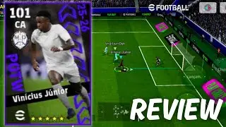 GAMEPLAY COM NOVO VINI JR DA BOX DA CHAMPIONS NO EFOOTBALL MOBILE 