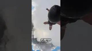 Она решила пролететь прямо сквозь облака 😱