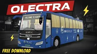 🤩 OLECTRA CX9 MEIL EV BUS MOD FREE RELEASED FOR BUSSID