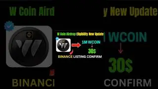 W-COIN LISTING DATE DONE 57SEC EXPLAIN HOW TO VIERY verification #short #shortfeed @T-series