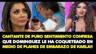 CANTANTE DE PURO SENTIMIENTO CONFIESA QUE DOMINGUEZ LE HA COQUETEADO EN MEDIO DE PLANES DE EMBARAZO!