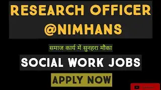 Project Job||NATIONAL INSTITUTE OF MENTAL HEALTH AND NEURO SCIENCES||MSW Fresher's may apply