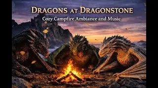 Cozy Dragonstone Campfire Sounds 🔥🐲 Relaxing Music and Ambience #gameofthrones #relaxation #cozy