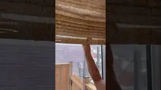 How to Install No Drill William Morris Roman Shades