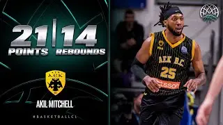 Mitchell's Double-Double! 🔥 21 PTS / 14 REB | Play-Ins - Game 2 | Basketball Champions League 22/23
