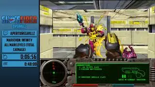 Marathon: Infinity (All Main Levels (Total Carnage)) in 30:21 by Aperturegrillz