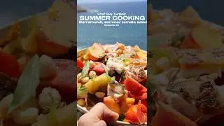 Christmas Stone Fruit, Summer Tomato and Barramundi Salad (Summer Cooking) #foodchannel #vegan