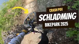 BIKEPARK SCHLADMING 2025 POV mit CRASH / Enduro Madness!