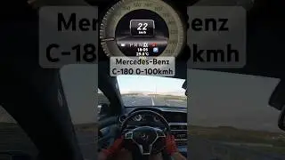 2012 MERCEDES-BENZ C-180 156 HP - 0-100 kmh