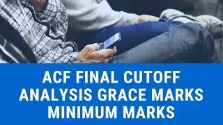 #RPSC#ACF# FINAL #CUTOFF IDEA #GRACE MARKS