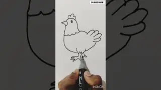 easy cock drawing #art #drawing #easydrawing #cock #ytshorts #sketch #trending