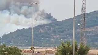 Desalojan un camping entero por el incendio de Tarifa: activada la fase de emergencia 1