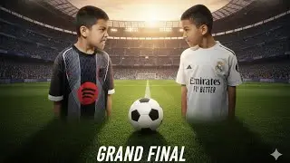 Jako Yamal (7) vs Izzy Mbappe (8) | Full 8-Minute Kids Football Match #football #futbol #futebol 