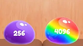 Jelly 2048 - Level Up Number Addictive Mobile game Blob Merge 3D