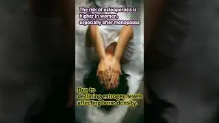 Did you know? #Osteoporosis #WomenHealth #BoneDensity #Menopause #EstrogenLevels #BoneHealth