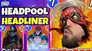 WTF?! Headpool Is A HEADLINER!? |  Marvel SNAP New Card Review, Best Infinite Decks