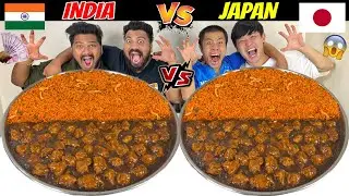 INDIA vs JAPAN FOOD CHALLENGE😱 CHICKEN MANCHURIAN RICE EATING COMPETITION🔥 (Ep-678)