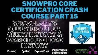 Экспресс-курс по сертификации Snowpro Core — Часть 15 — Профиль запроса и история запросов