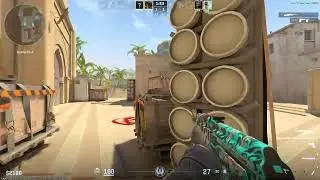 Mirage casual turned to compi 5v5. Easy win.  Gameplay video