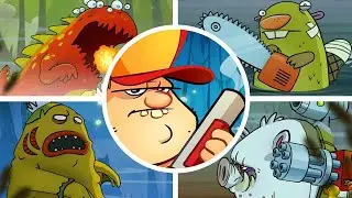 Swamp Attack - All Bosses (Normal + Hard Mode)