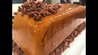 Lingote de banana bañado en dulce de leche