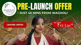 Prelaunch Shaantivan Phase 2 | Premium Gated Farmhouse Plots Near Wagholi, Pune|36L|7666105559🌿