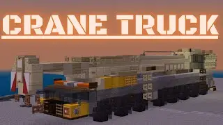 Minecraft: How to build a Crane Truck in Minecraft | Minecraft Crane Truck Tutorial