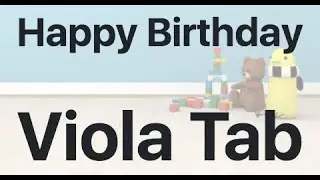 Learn Happy Birthday on Viola - How to Play Tutorial