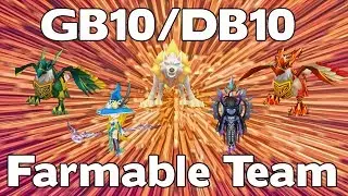 Summoners War - Farmable Team for Giants B10 and Dragons B10 - Same 5 Farmable Monsters