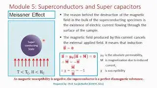 Meissner Effect (Superconductors are perfect diamagnets)