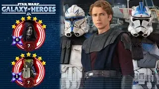 Star Wars Galaxy of Heroes: Sith Eternal Emperor Vs. General Skywalker (Grand Arena)
