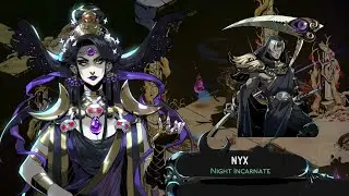Hades II - Nyx Reacts to Thanatos Axe (Scythe)