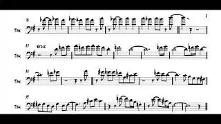 Conrad Herwig and Steve Davis Trombone Solo Transcription 