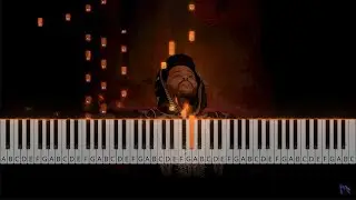 Odd Look (The Weeknd) - Piano Tutorial Cover