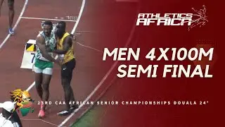 GHANA 🇬🇭 v 🇳🇬 NIGERIA | DOUALA 24 - 23rd African Athletics Senior Championships / Men’s 4x100m S/F 2