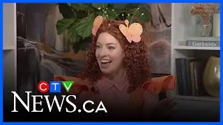 Emma Memma performing at West Edmonton Mall Tuesday