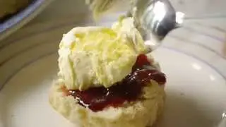 Classic Cornish cream tea with Rodda's Cornish clotted cream