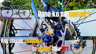 BIKECHECK - Classic Roadbike to GravelBike!!! [Pano na convert ang Rimbrake to Diskbrake]