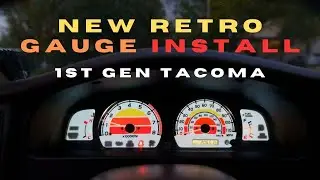Retro 1st Gen Tacoma Gauge Install